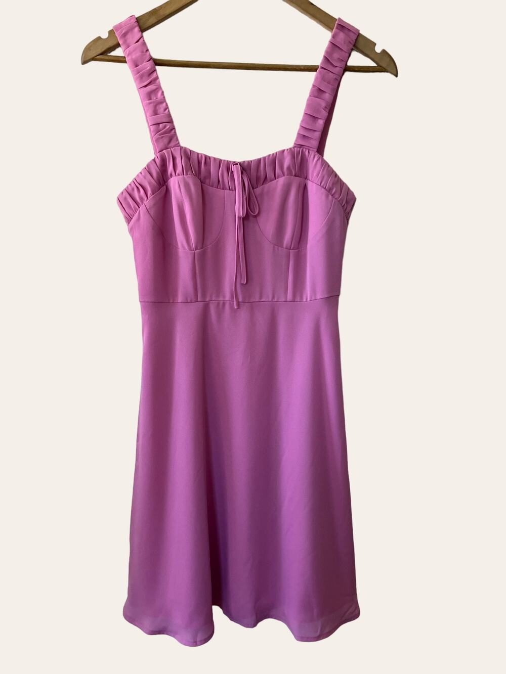Gianni Bini Pink Sleeveless A-Line Tank Mini Dress Barbiecore Summer Size 0